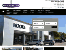 Tablet Screenshot of hookslincoln.com